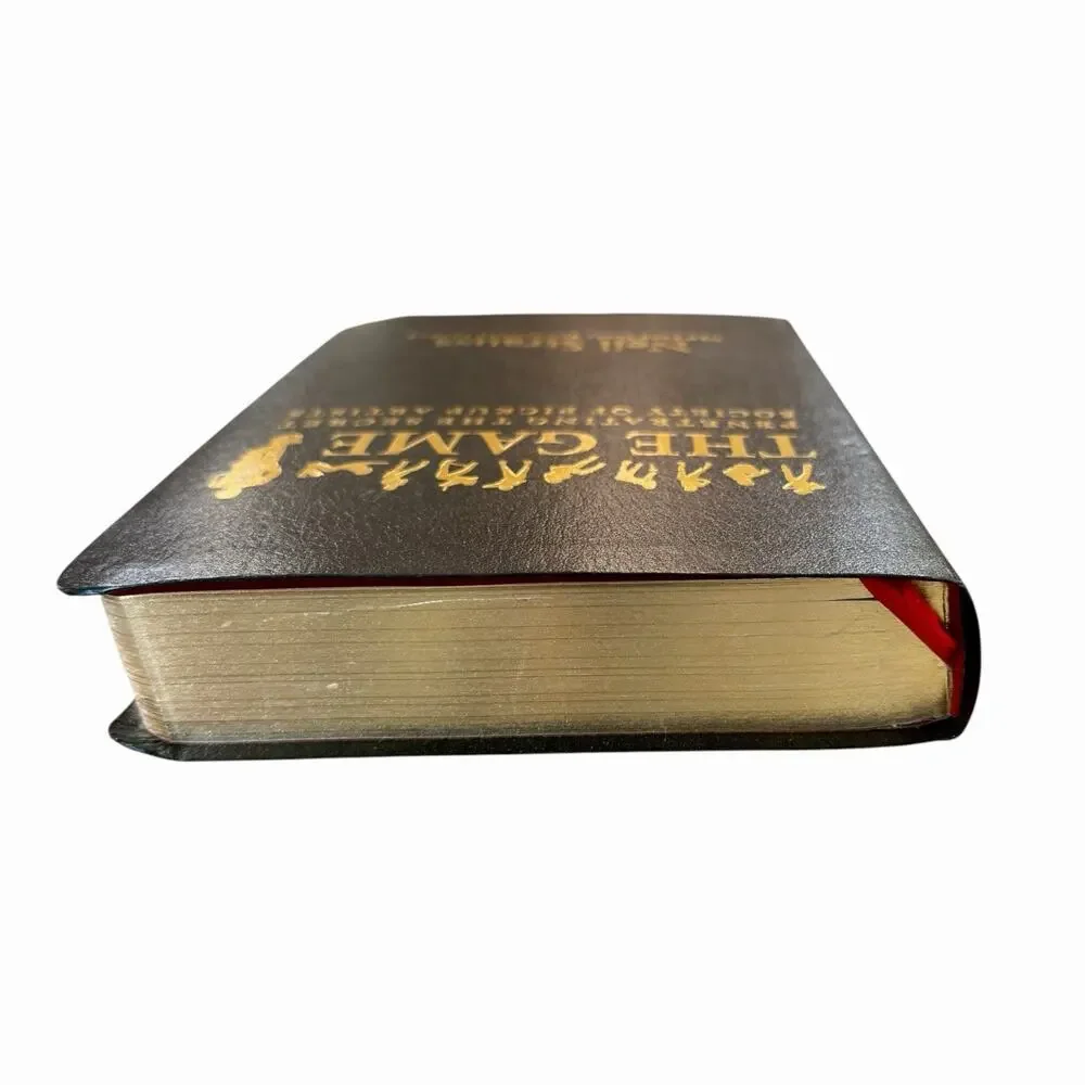The Game Neil Strauss Hardcover First Edition PUA Pickup Artist Gold Edge Ribbon